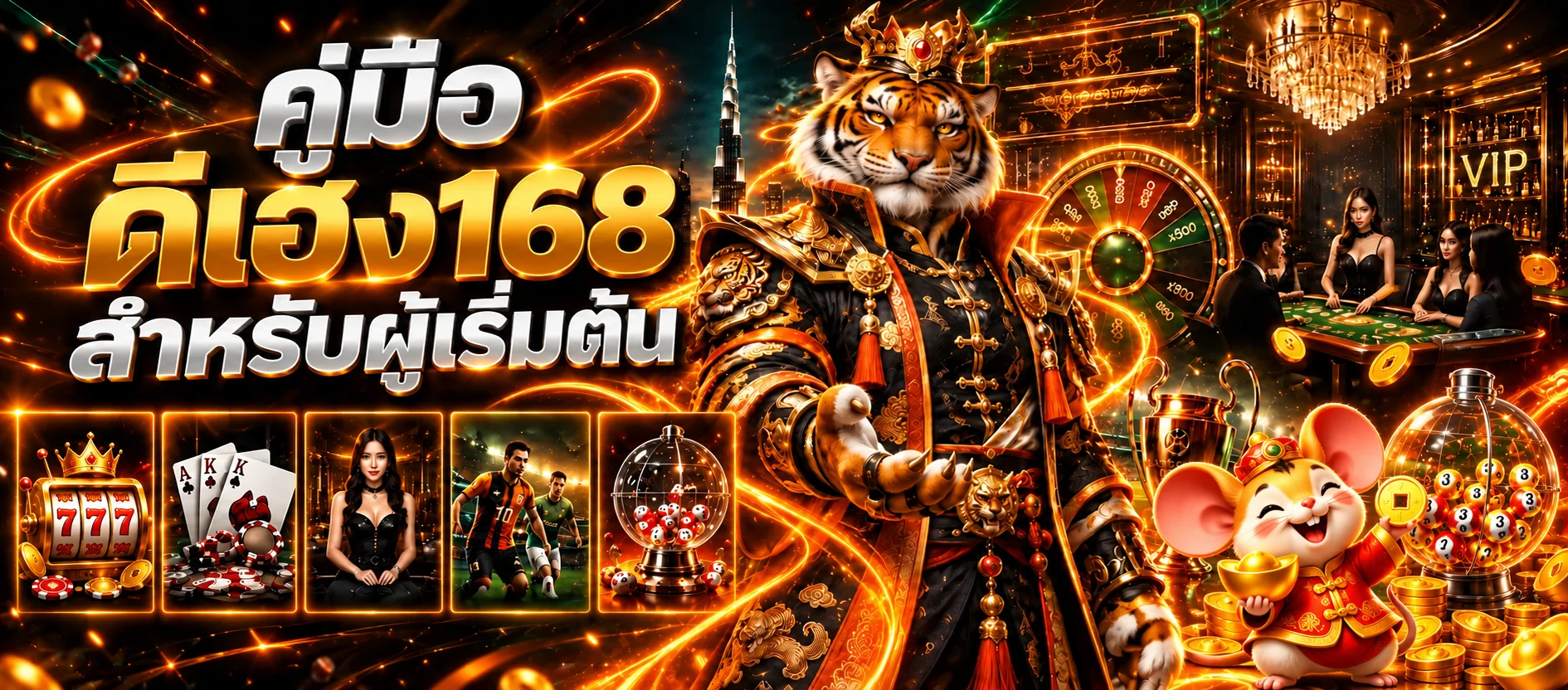 ดีเฮง168 คู่มือผู้เริ่มต้น | สมัคร เข้าสู่ระบบ และ wallet